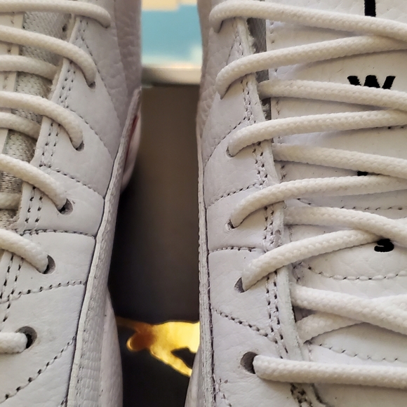 Air Jordan 12 “Twist” Color: White/University Red-BlackStyle Size: 5Y = 6.5 WMNS - Picture 5 of 15